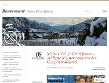 Tablet Screenshot of bonvinvant.com